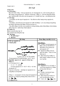 Giáo án hoá học 11 – cơ bản