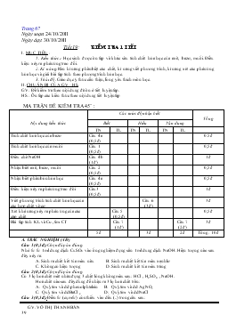 Giáo án Hóa học 8 - Nguyễn Thị Mai Trinh - Trường trung học cơ sở Phạm Văn Đồng