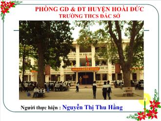 Giáo án Hóa học 8 - Nguyễn Thị Thu Hằng - Bài 36 - Tiết 55: Nước