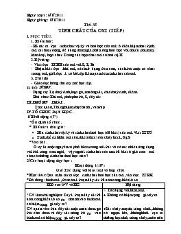 Giáo án Hóa học 8 - Tiết 38: Tính Chất Của Oxi (tiếp )