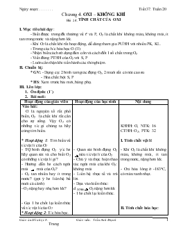 Giáo án Hóa học 8 - Trần Anh Mạnh