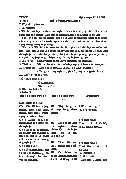 Giáo án Hóa học 8 - từ tiết 1 đến tiết 12