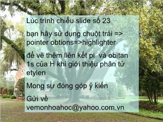 Sự lai hoá các obitan nguyên tử hình dạng của phân tử