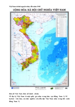 Việt Nam từ thời nguyên thủy đến năm 1945