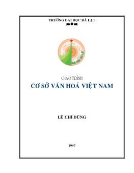 Giáo Trình Cơ Sở Văn Hoá Việt Nam