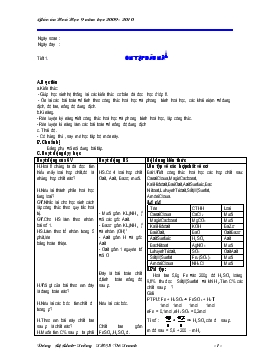 Bài giảng Tiết 1: Ôn tập đầu năm hóa (tiết 56)