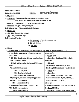 Bài giảng Tiết 1: Ôn tập đầu năm (tiết 27)