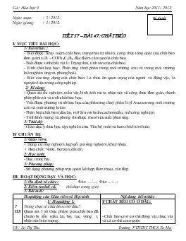 Bài giảng Tiết 57 – Bài 47: Chất béo (tiếp)