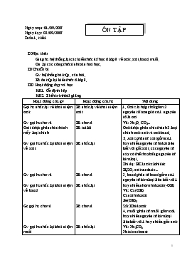 Bài giảng Tuần 1 - Tiết 1: Ôn tập (tiết 18)