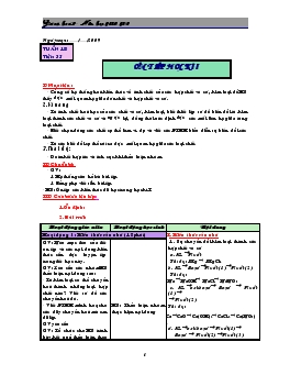 Bài giảng Tuần 18 - Tiết 35: Ôn tập học kì I (tiếp theo)