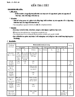 Bài giảng Tuần: 8 – Tiết: 16: Kiểm tra 1 tiết (tiết 2)