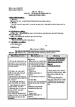 Tiết 40 - Bài 31: Sơ lược về bảng tuần hoàn các nguyên tố hoá học (tiết 3)