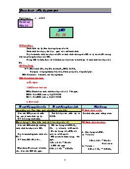 Tuần 13 - Tiết 25: Sắt fe: 56 (tiết 1)