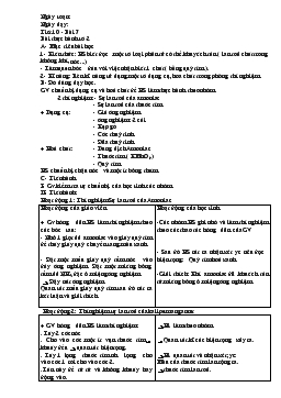 Bài giảng Tiết 10 - Bài 7: Bài thực hành số 2