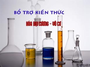 Giáo trình Bài 14: Các định luật trong hóa học