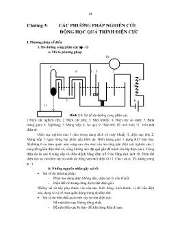 Bài giảng Chương 3: Các phương pháp nghiên cứu động học quátrình điện cực