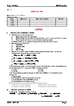 Bài giảng Tiết 12: Kiểm tra viết (tiết 1)