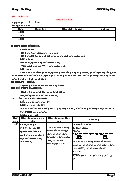 Bài giảng Tiết 15 - Bài 10: Aminoaxit (tiết 3)