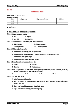 Bài giảng Tiết 25: Kiểm tra viết (tiết 2)