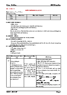 Bài giảng Tiết 37 - Bài 21: Điều chế kim loại