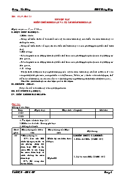 Bài giảng Tiết 38, 39 - Bài 23: Luyện tập điều chế kim loại và sự ăn mòn kim loại