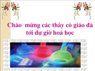 Bài giảng Tiết 60: Bài thực hành số 7 tính chất hoá học của sắt, đồng và hợp chất của sắt, crom