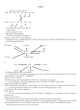 Bài tập về Anken (tiếp)