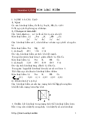 Chuyên đề Kim loại kiềm (tiết 4)