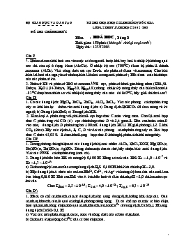 Kì thi chọn học sinh giỏi quốc gia lớp 12 thpt năm học 2002-2003 môn : hoá học , bảng b thời gian: 180 phút