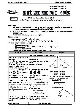 Giáo án môn Hình học 9 - Trường THCS An Phúc B