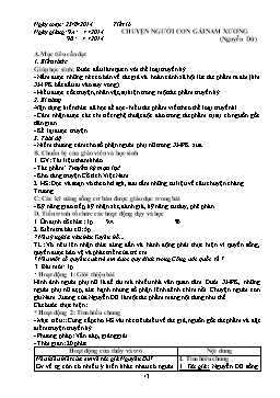 Giáo án Ngữ văn 9 - Tiết 16, 17: Chuyện người con gái Nam Xương (Nguyễn Dữ)