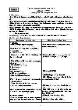 Giáo án tổng hợp lớp 2 - Tuần 1