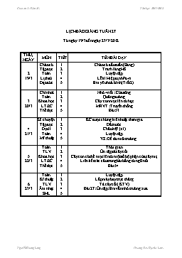 Kế hoạch bài dạy lớp 5 - Tuần 27