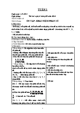 Giáo án các môn khối lớp 5 - Tuần 1