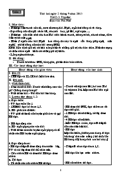 Giáo án tổng hợp các môn học lớp 2 năm 2013 - Tuần 3