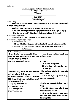 Giáo án tổng hợp lớp 5 - Tuần 12