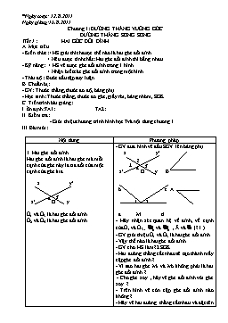 Giáo án cả năm môn Hình học 7