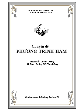 Bìa Chuyên đề đẹp