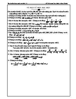 Bồi dưỡng học sinh giỏi lớp 11 môn Toán - GV:Nguyễn Văn Bình