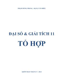 Đại số & Giải tích 11: Tổ hợp