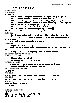 Giáo án Đại số 11 tuần 12 + 13