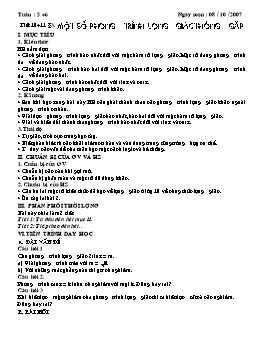 Giáo án Đại số 11 tuần 5 + 6 + 7