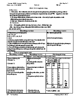 Giáo án Đại số 7 - Tuần 23 - Trường THCS Trương Vĩnh Ký