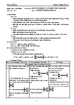 Giáo án môn Đại số & Giải tích 11 tiết 4: Hàm số lượng giác (tt)