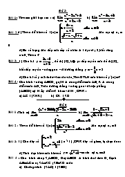 Đề thi học kì II Toán 11