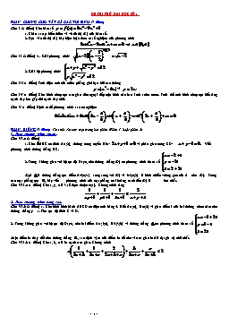 Đề thi thử đại học số 1 môn Toán