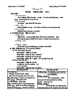 Giáo án Chuyên đề Toán 11 NC tiết 6: Phương trình lượng giác (tiếp)