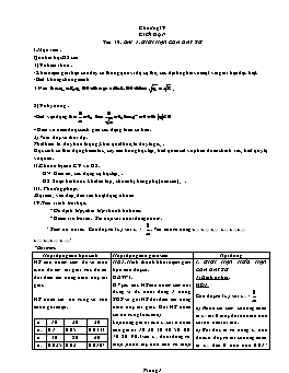 Giáo án Đại số 11 - Kỳ II