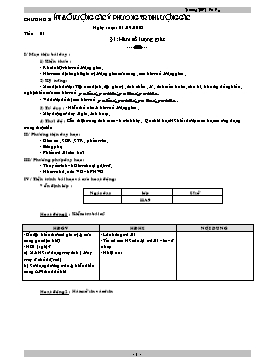 Giáo án Đại số & Giải tích 11 - Chương 1 - Bài 1: Hàm số lượng giác