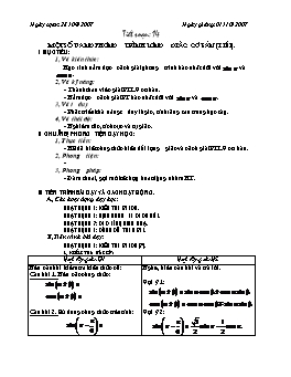 Giáo án Đại số Giải tích 11 - Nâng cao - Tiết 14: Một số dạng phương trình lượng giác cơ bản (tiếp)